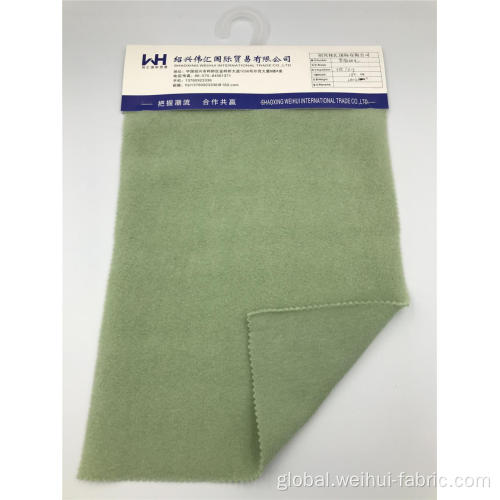 Custom Rayon Knitted Fabric High Quality Knitted 85%T/15%R Light Green Fabrics Supplier